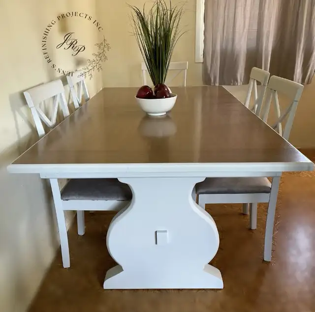 7 Piece Harvest Table Dining Set in Dining Tables & Sets in Kingston - Image 7