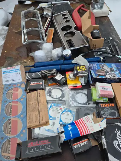New and used Mustang ii/Comet parts, brakes, shocks, rear diff seals, bearings, gaskets. Note: too m...