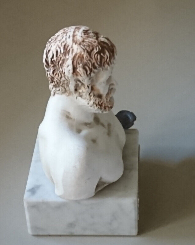Vintage Ancient Greek Philosopher PLATON Sculpture Statue Bust in Arts & Collectibles in Oshawa / Durham Region - Image 4