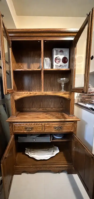 soild wood china cabinet/ hutch, View more