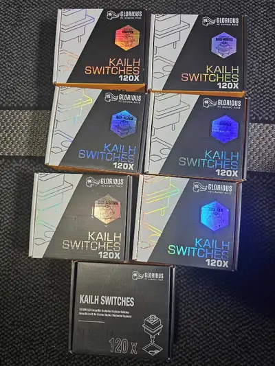 Glorious Kailh Switches (120x Multiple Colours Available), View more