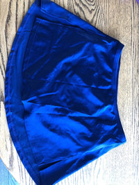 Navy blue Mondor figure skating box skirts