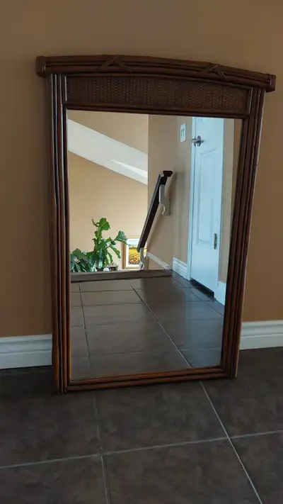 Vintage Wall Mirror Solid Wood, View more