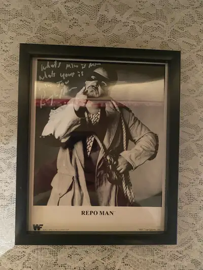 WWE Repo Man Barry Darsaw Autographed 8x10 Frames Photo , View more