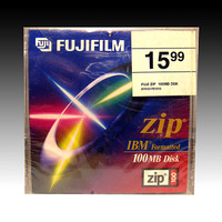 Original Sealed FujiFilm Zip Disk 100mb NEW Sealed