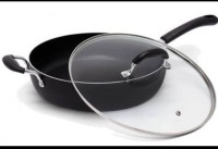 12” (30cm) Giant Cooker/Pan, lid NEW Starfrit Aluminum non-stick