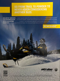 2012 Ski-Doo Renegade 800 Original Ad