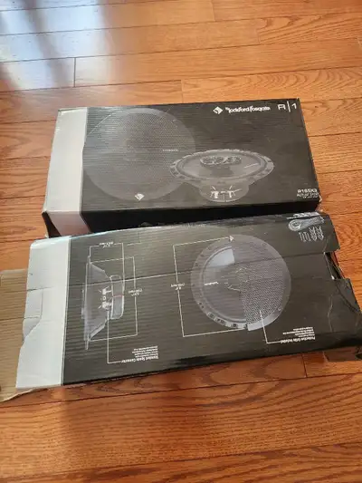 Rockford Fosgate Prime R165X3 6.5-inch 3-way full-range car speakers. It's a set of 4