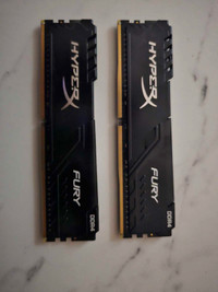 32GB DDR4 Dual Channel Kit 2X16GB HyperX Fury