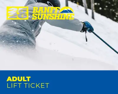 Sunshine Adult lift ticket, View more