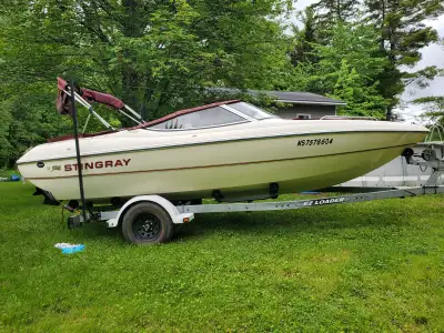 Purchased 2022 Replaces 3.0 MerCruiser- from 1990 Regal..installed 2024 There is water skies and a t...