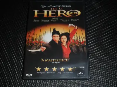 For sale is a Jet Li Hero dvd movie. Great condition!! In this visually arresting martial arts epic...
