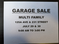 Garage Sale - Multi Family
