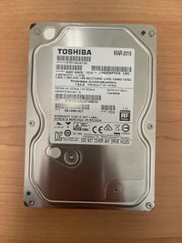 Toshiba 1 TB Hard Drive 7200 RPM