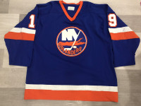 Game Issued Pedersons Bryan Trottier NY Islanders Hockey Jersey