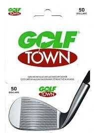 Golf Town 50 dollar gift cards x2