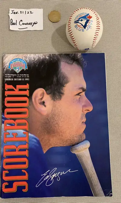 Blue Jay 1993 Game Program & MLB Souvenir Blue Jay Baseball , View more