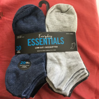 Brand new essential low cut men’s socks (20 pairs)