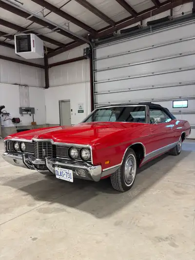 1972 ford LTD convertible, 400 engine , automatic transmission, currently safetied , updated radio a...