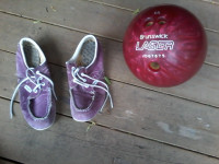 Boule et souliers de quille pour femme