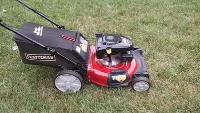 CRAFTSMAN Vertical Storage Lawnmower - 149 cc - 21-in, View more