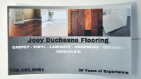 Are you in need for a Flooring Installer  I can help