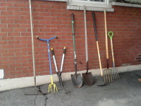 Garden tools, various
