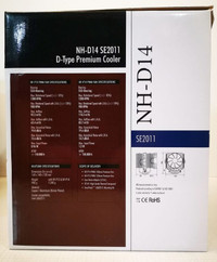 Noctua NH-D14 Premium SE2011 CPU Cooler (NEW in box)