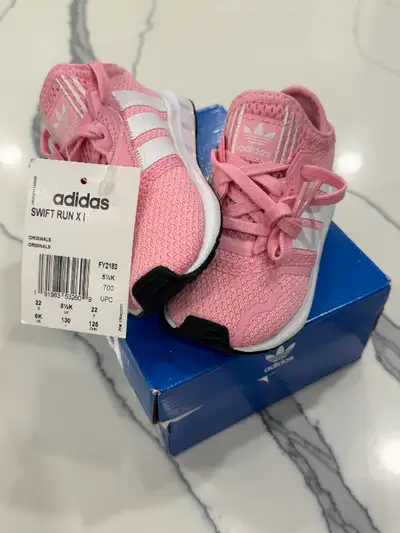 Adidas Shoes - Toddler's Sneakers In Pink/White SIZE 6K, View more
