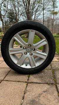 Lexus All season tires in alloy wheels