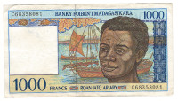 PAPIER MONNAIE « Madagascar 100 Francs ND 1994