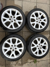 Mags & pneus Michelin 18 pouces / inch Mazda