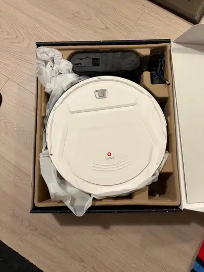 Lefant robot vacuum w/ extra filter and brushes, View more