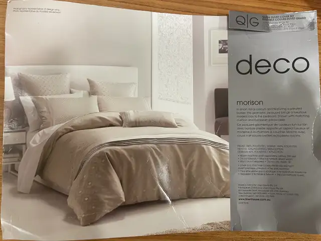 Ensemble couvre duvet  ensemble  / queen duvet cover set