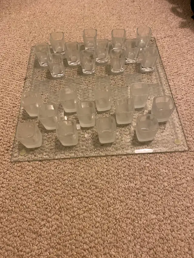 Shot Glass checker set in Other in Ottawa - Image 2