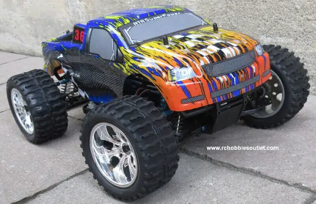 NEW 1/10 RC TOP2 BRUSHLESS 3S LIPO RC MONSTER TRUCK