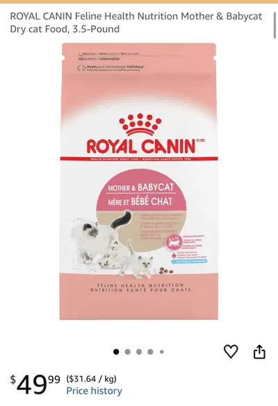 pregnant cat and kitten food - Not opened , View more