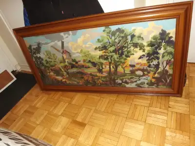 Misc. ITEMS:ART,CARPET,FRAMES,POSTERS.RUG,SIGNS,SHELVES,TABLE, View more