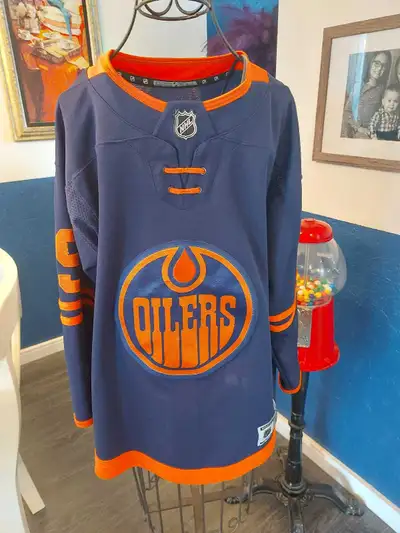 Edmonton oilers youth jersey large/xl , View more