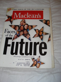 Maclean's Magazine, Faces of the Future, January 1, 2000