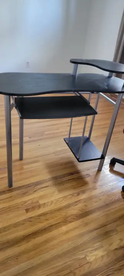 OFFICE CHAIRS, DESKS/TABLES, SINGLE METAL/WOOD BEDS AND MATTRESS, View more