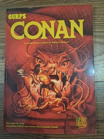 Gurps Conan jeu de rôle Steve Jackson Games, View more