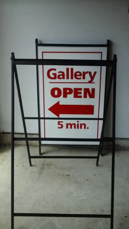 A FRAME- ADVERTISING SIGNS ALL METAL  24" W X 42 HIGH in Other Business & Industrial in Barrie - Image 4