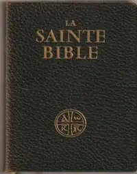 LA SAINTE BIBLE L'ÉCOLE BIBLIQUE DE JÉRUSALEM 1956 EXCELLEN ÉTAT