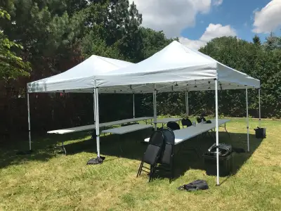 We offer: - Folding Chair, black Plastic - $1.50/day - Folding Chair, white Plastic - $2/day - Foldi...