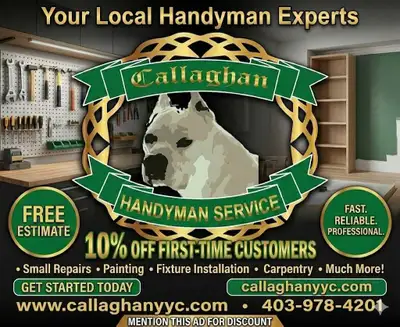 Home repairs & Handyman service, View more