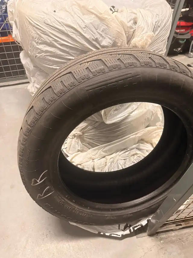 Pirelli Winter Tires 235/55R18 — Set of 4 - Good Condition in Tires & Rims in City of Toronto - Image 3