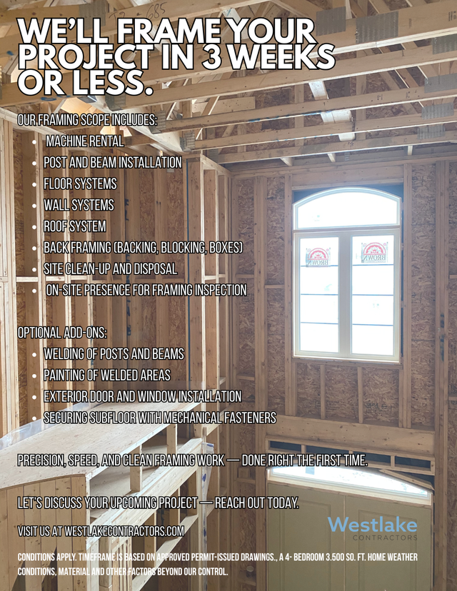 Professional Framing Contractors