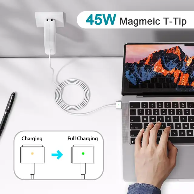 45W MagSafe 2 Compatible Charger for MacBook Air | T-Tip | Facto in Laptop Accessories in City of Toronto - Image 4