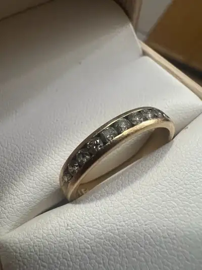 14 k diamond ring , View more